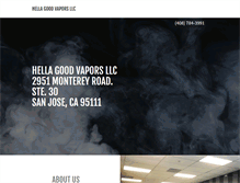 Tablet Screenshot of hellagoodvapors.com